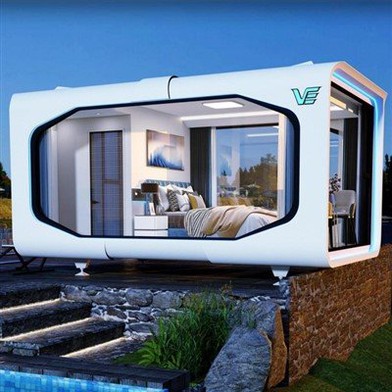 Збірний будинок Smart Apple Cabin Pod Tiny House з ванною кімнатою